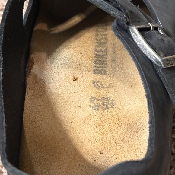 Birkenstock Londons - Black Oiled Leather - Mens 47 (US14) main image 7